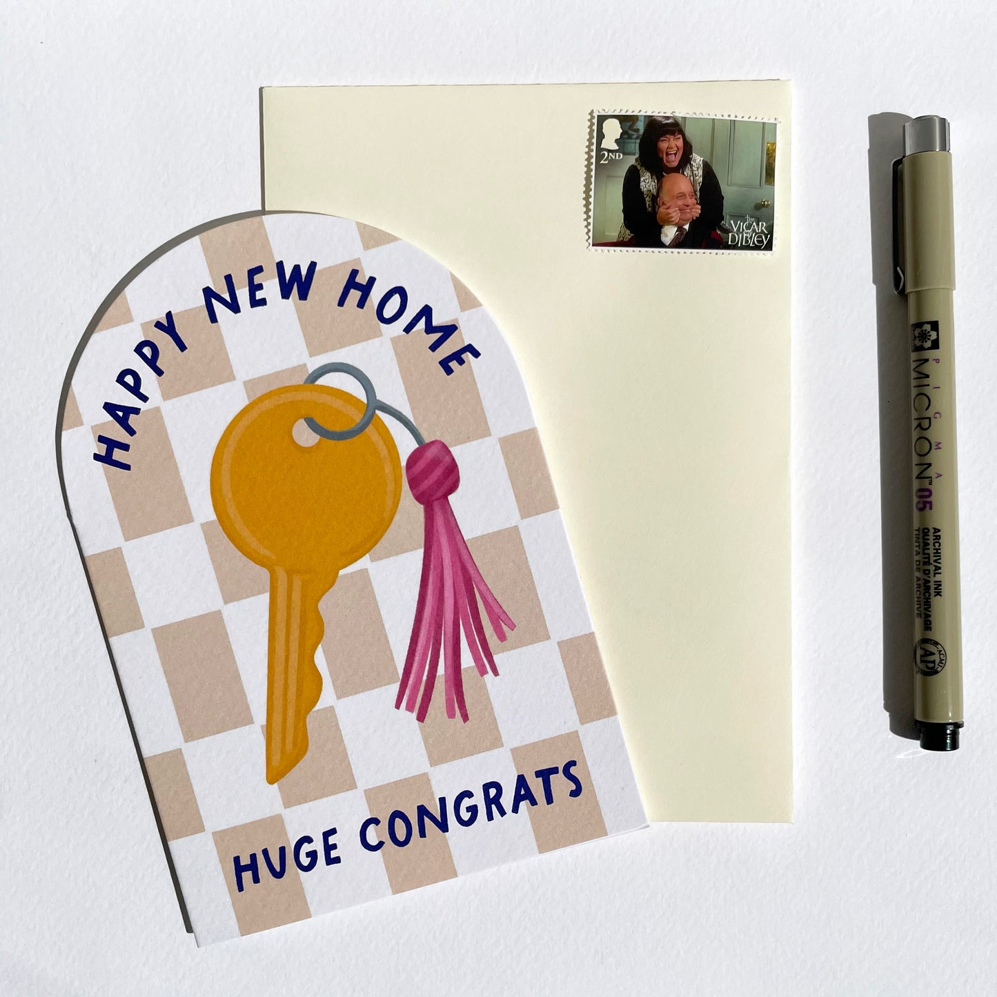 Elegant New Home Card