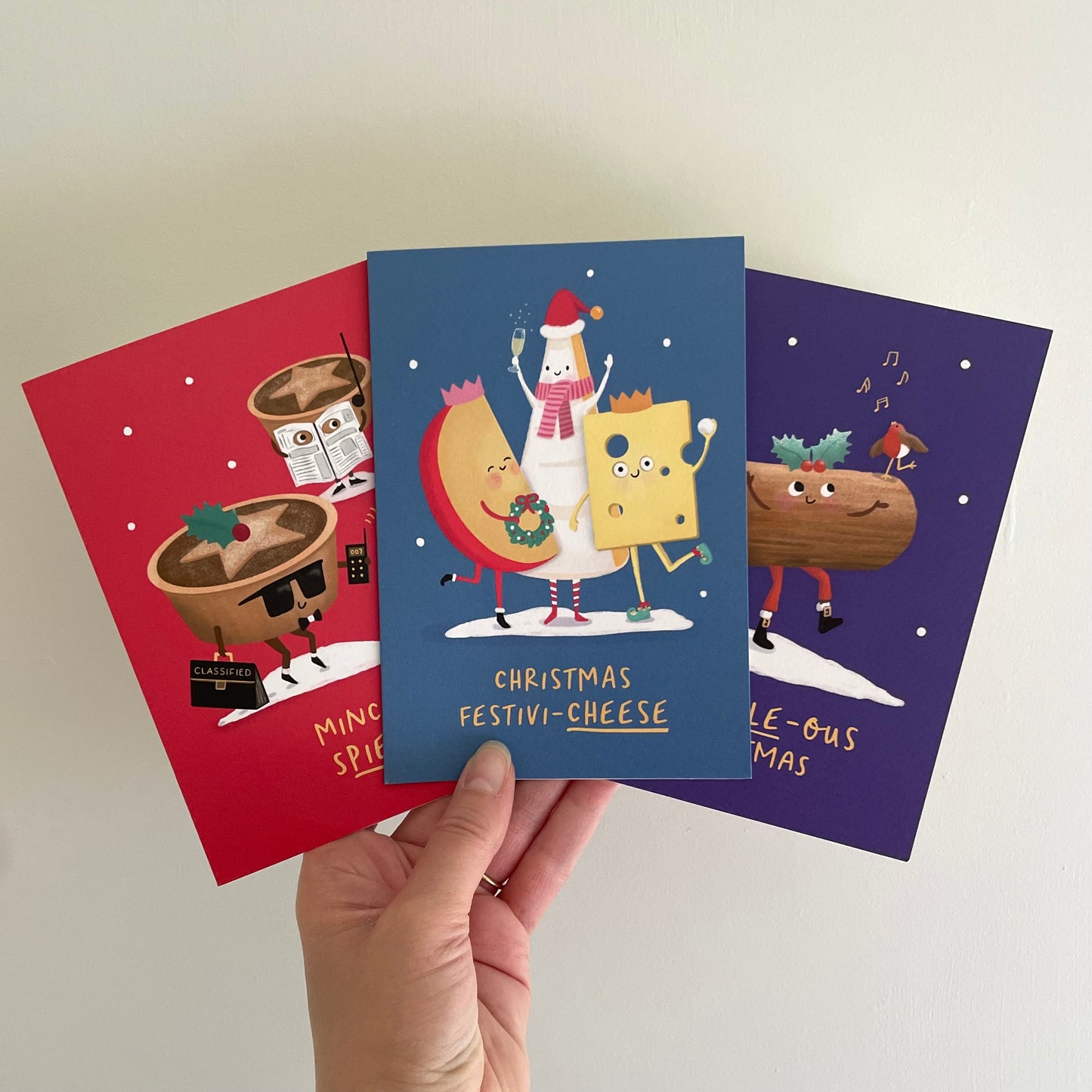 Funny Christmas 6 Card Set
