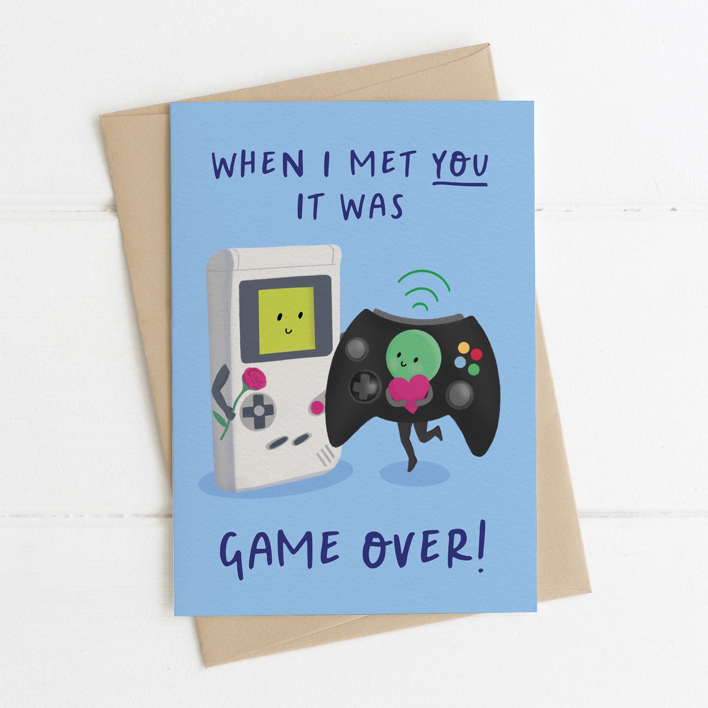 Gaming Valentine's Card