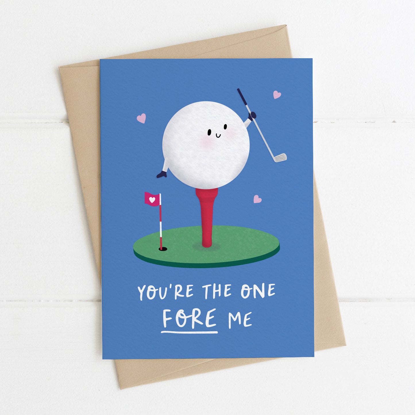 Golf Valentine's Card