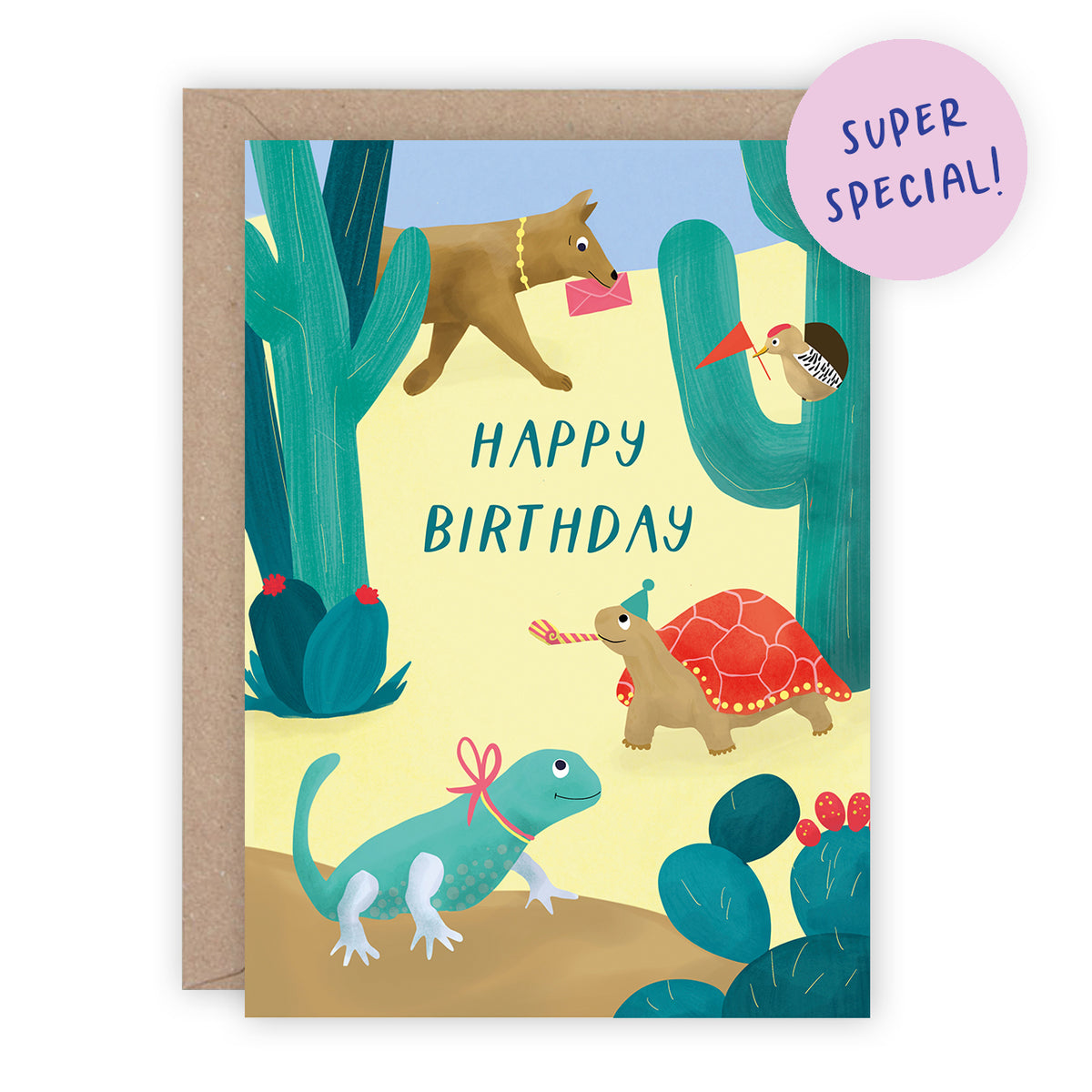 SUPER SPECIAL: Desert Bday Card