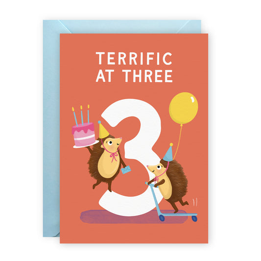 Age 3 Bday Card