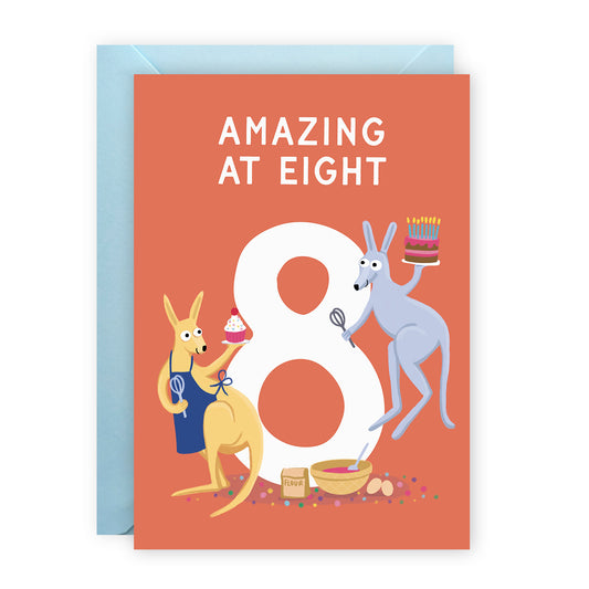 Age 8 Bday Card