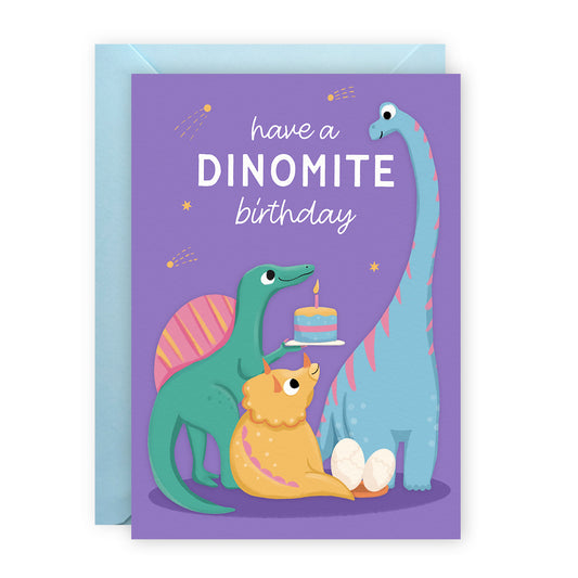 Dinosaur Birthday Card