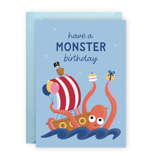 Monster Birthday Card