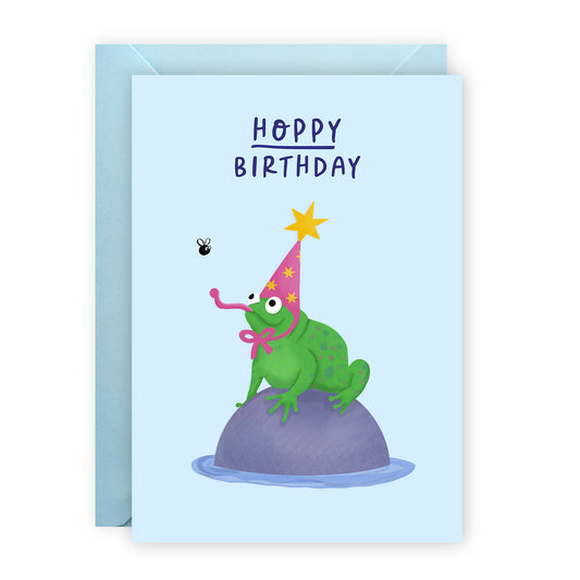 Hoppy Birthday Card