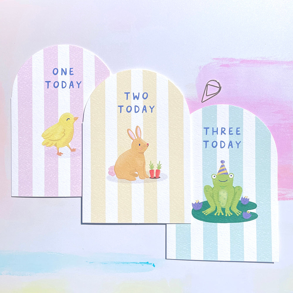 Age Four Squirrel Card