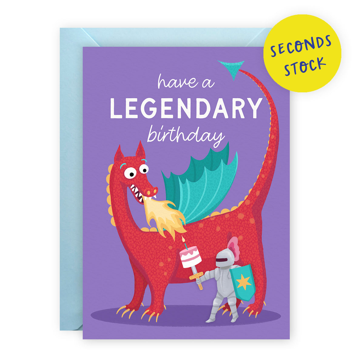 SECONDS: Dragon Birthday Card