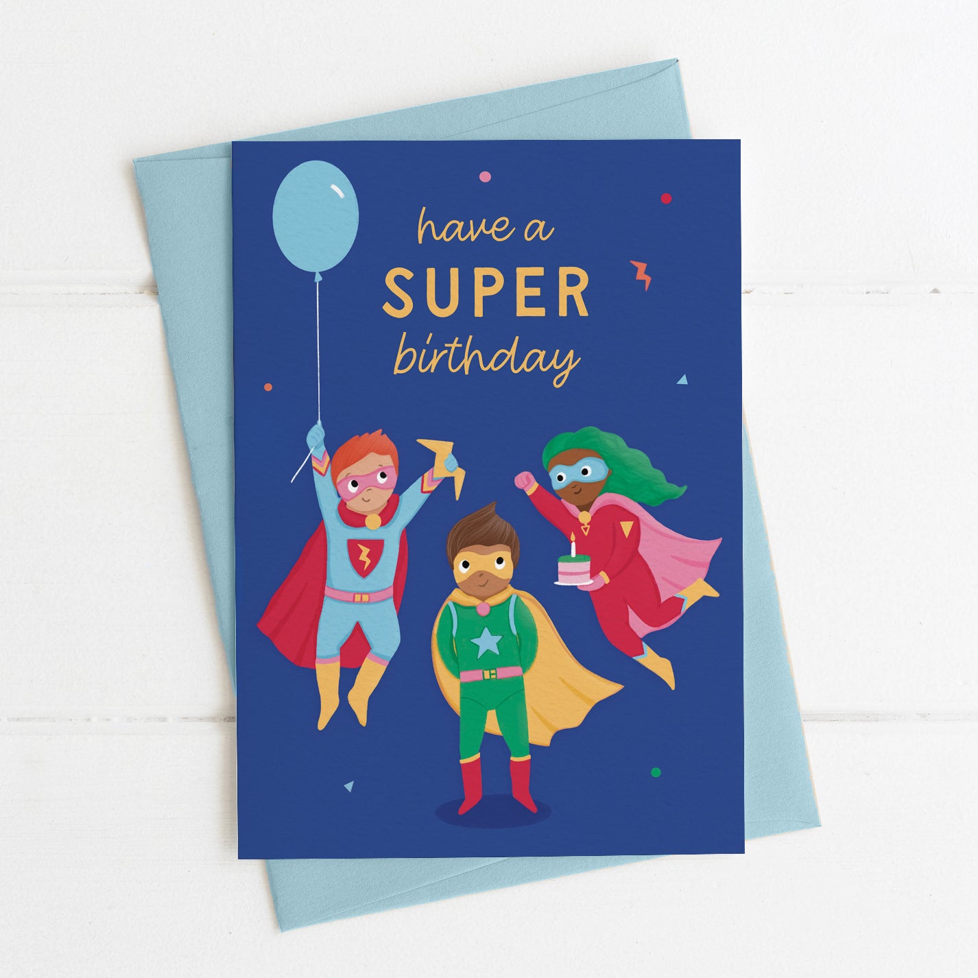 Superhero Birthday Card
