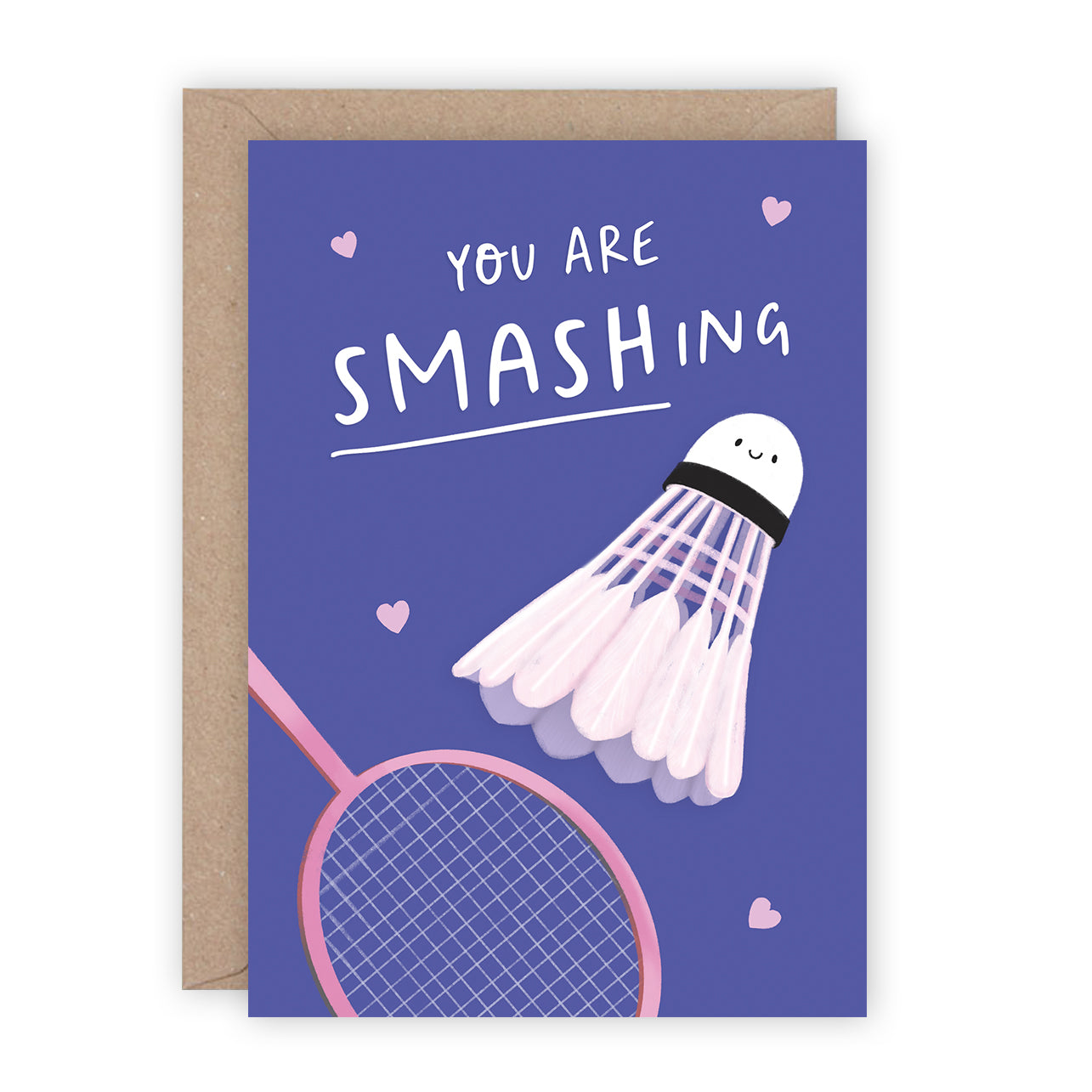 Badminton Valentine's Card