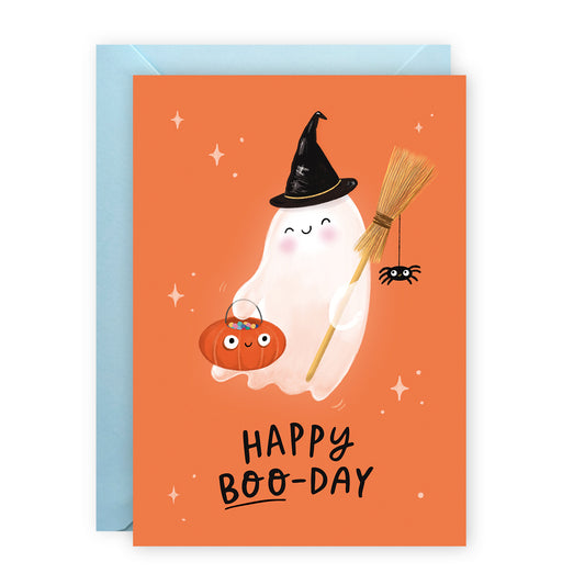 Booday Halloween Bday Card