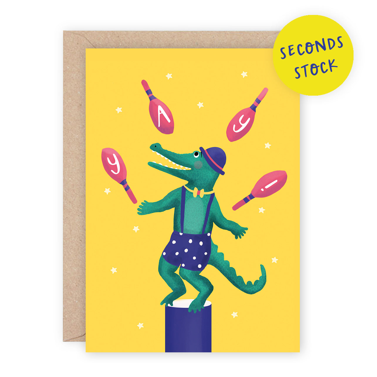 SECONDS: Croc Circus Kids Card