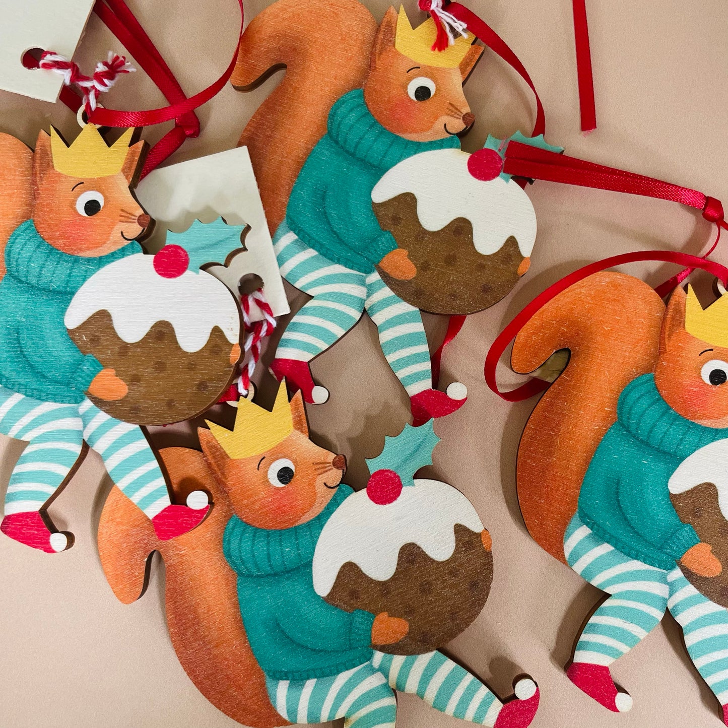 EX DISPLAY: Squirrel Xmas Decoration