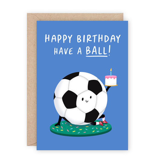 Football Birthday Card