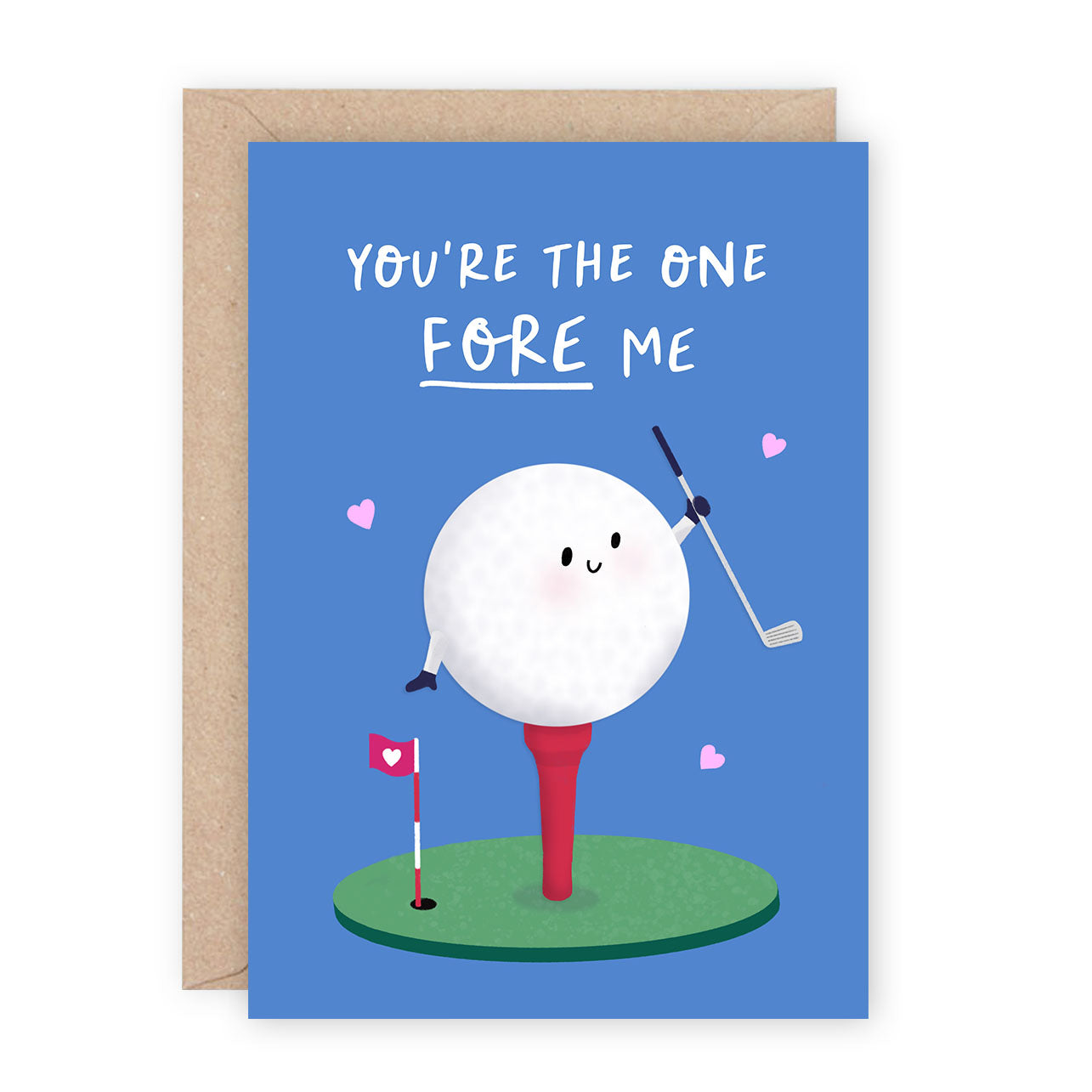 Golf Valentine's Card