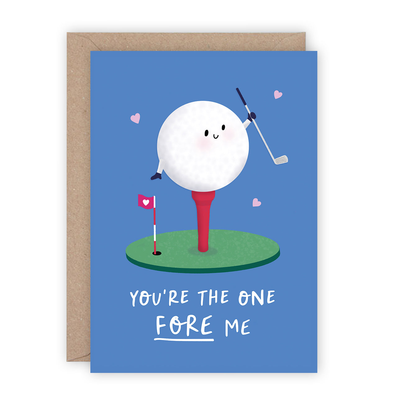 Golf Valentine's Card