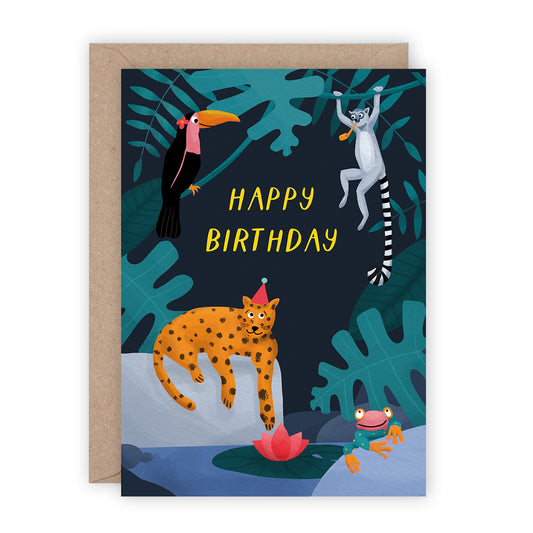 Jungle Birthday Card