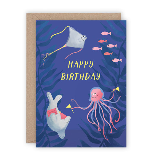 Under the Sea Birthday Card