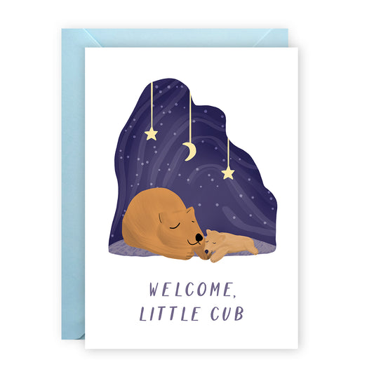 Little Cub New Baby Card
