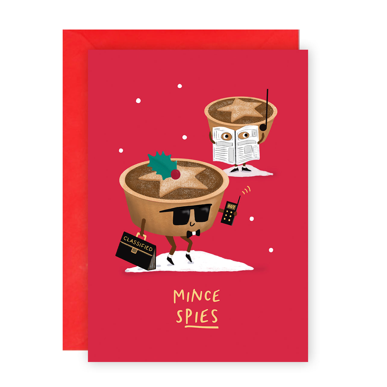 Mince Spies Christmas Card
