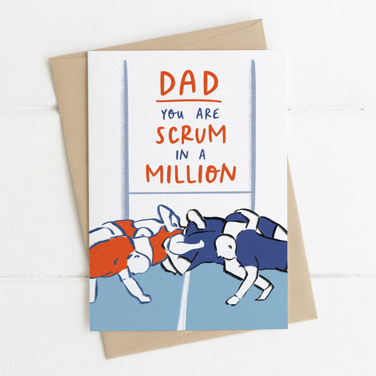 Rugby Dad Card