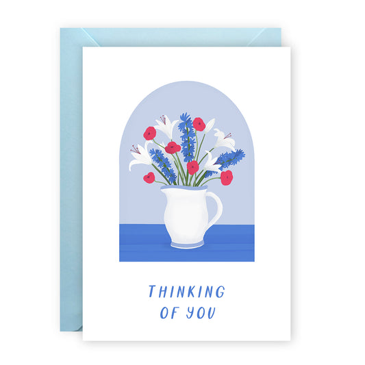 Thinking of You Floral Card