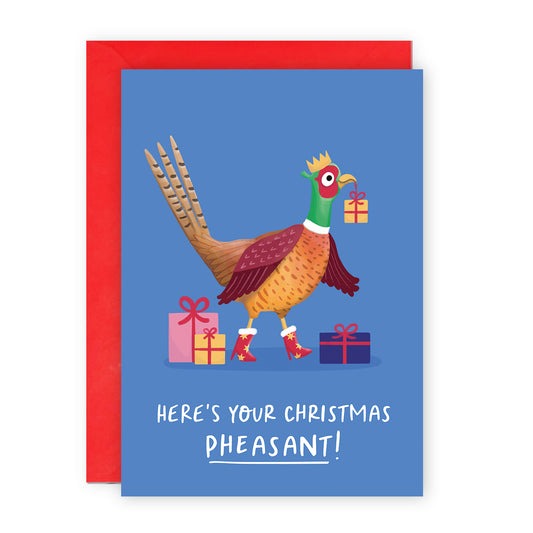 Xmas Pheasant Christmas Card