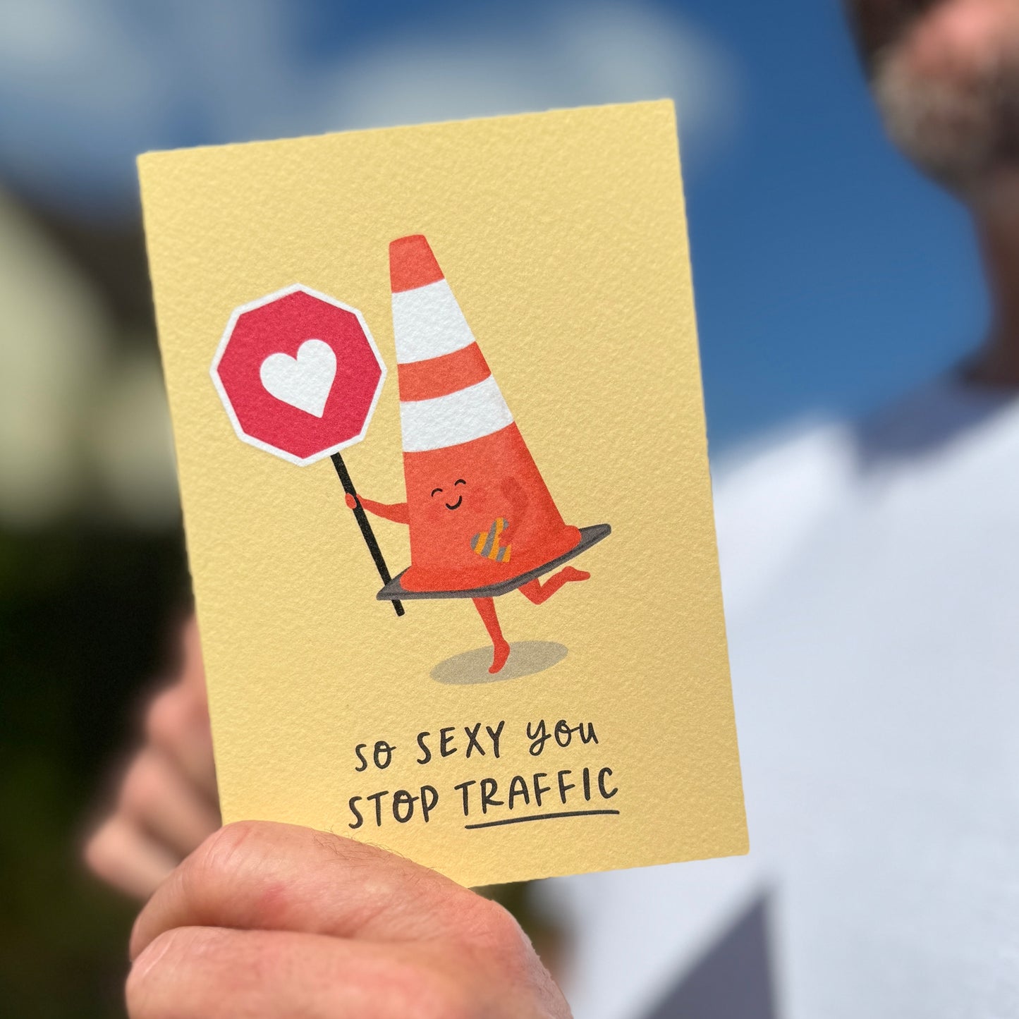 You Stop Traffic Love Card