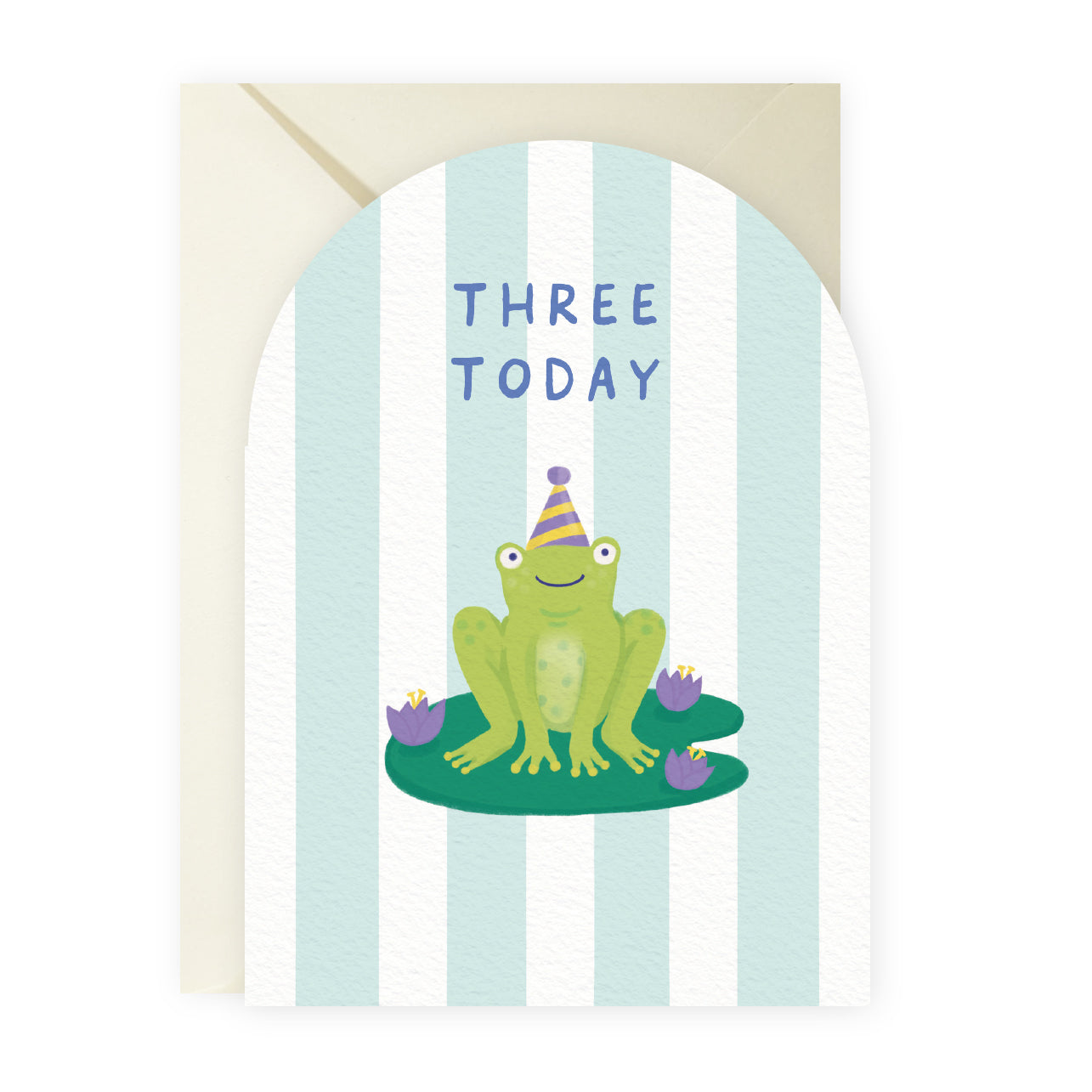 Age Three Frog Card