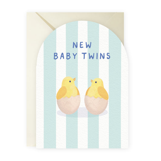 New Baby Twins Card