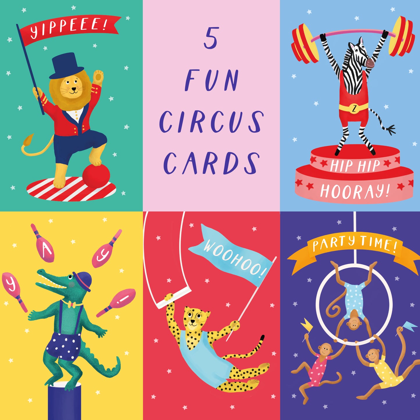 Circus 5 Card Pack