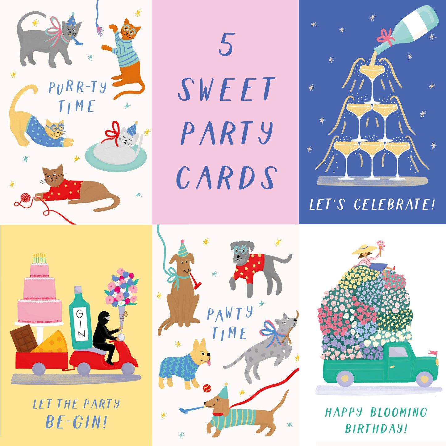 Fun Birthday Card Set