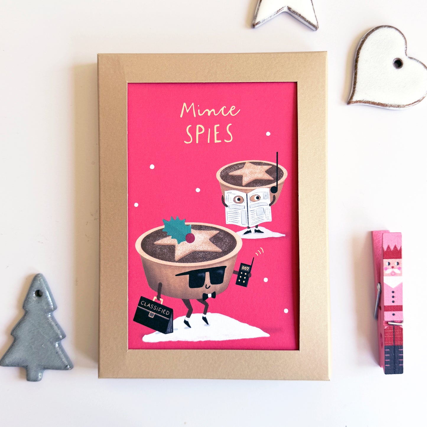 8 Card Christmas Pack (Pies + Cheese)