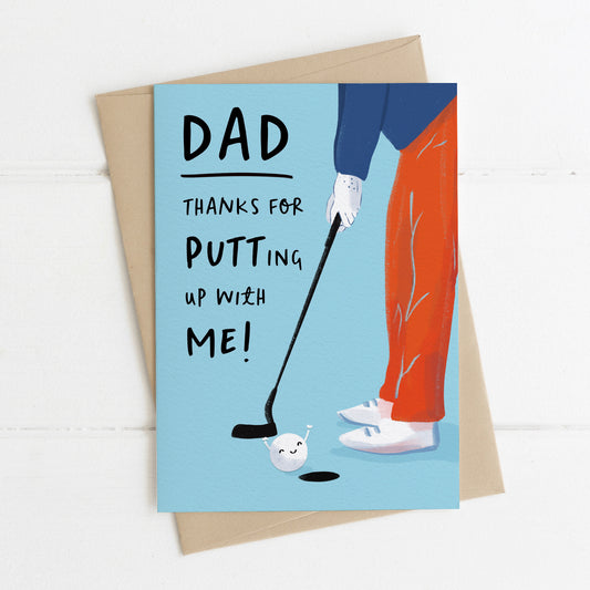 Golf Dad Card