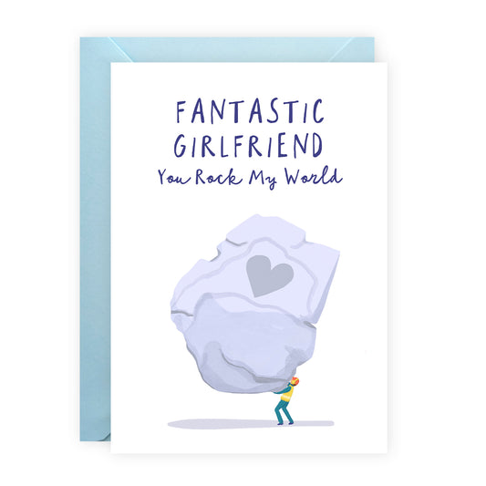 Girlfriend Rock Valentine's Card