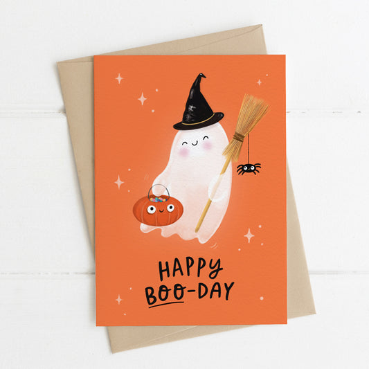 Booday Halloween Bday Card