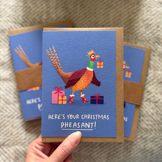 OLDER STOCK: 6 Card Pheasant Xmas Pack