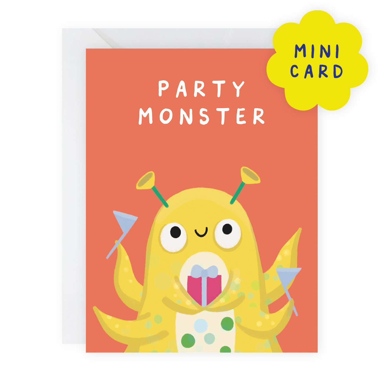 Mini Card - Monster Birthday Card