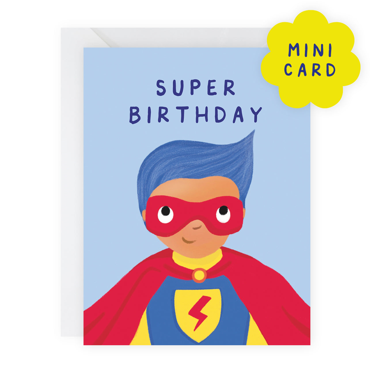 Mini Card - Superhero Birthday Card