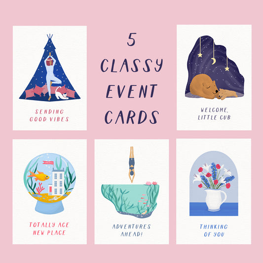 Classy Event Card Set