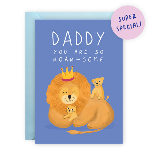 SUPER SPECIAL: Daddy Lion Card