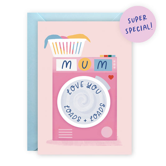 SUPER SPECIAL: Mum Washing Card