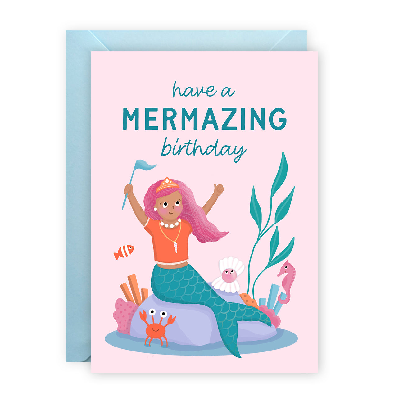Mermaid Birthday Card