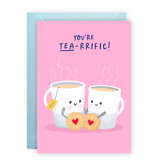 Cute Tea Birthday Card