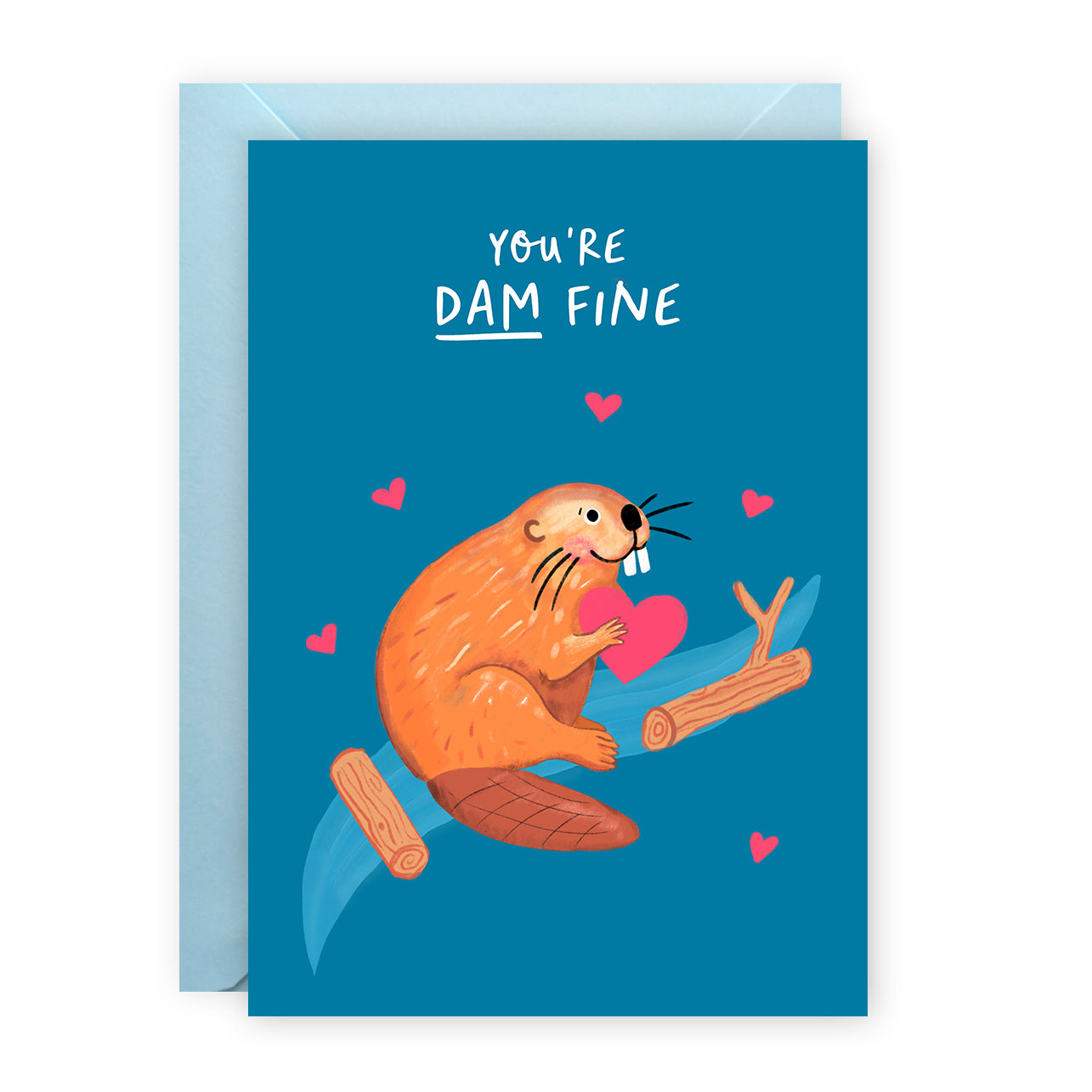 Dam Fine Love Card