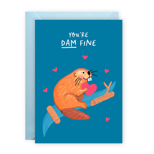 Dam Fine Love Card