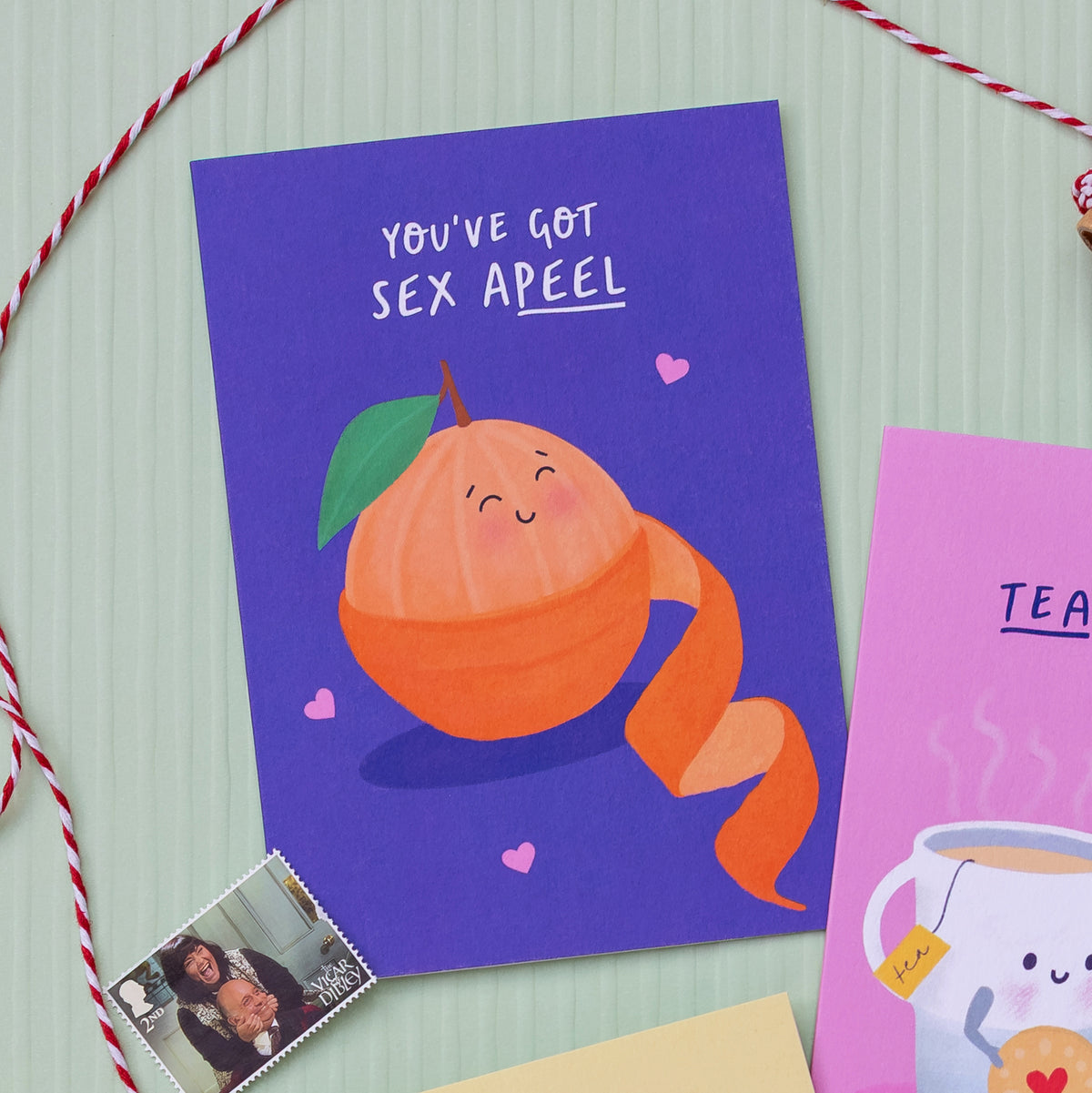 Sexy Orange Love Card