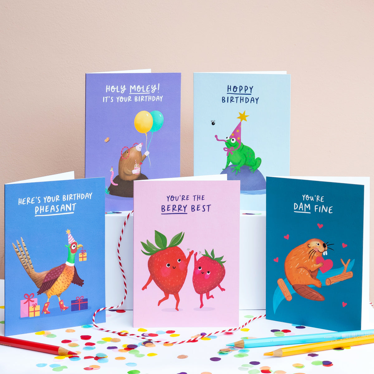 Funny Pheasant Birthday Card