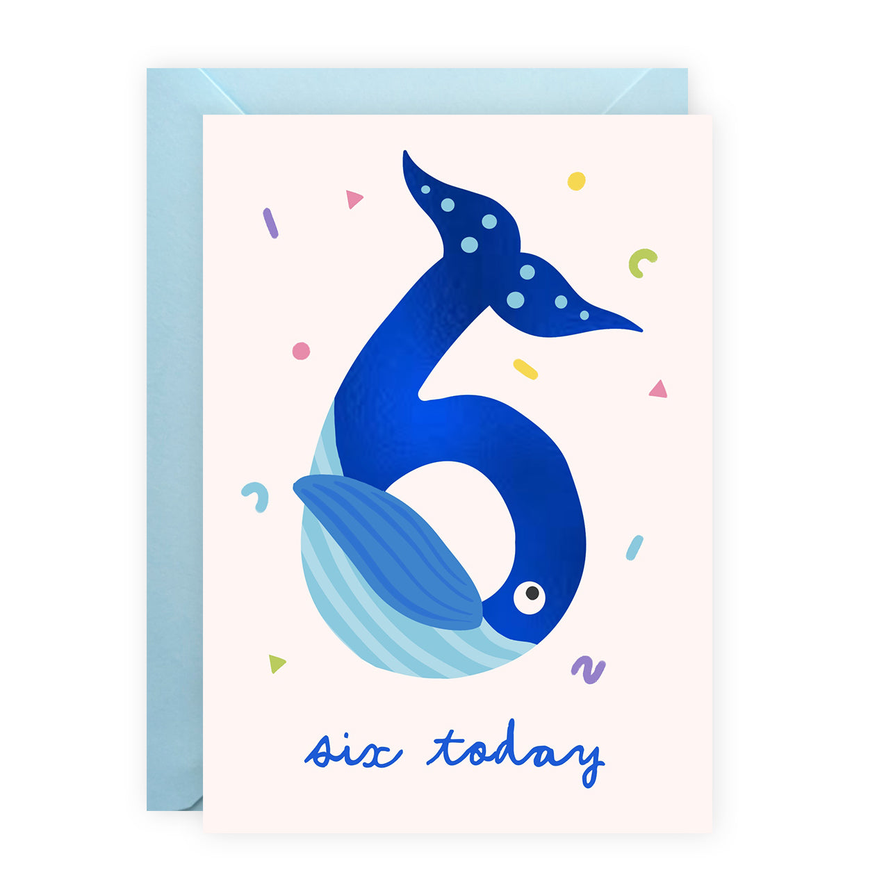 Age 6 Shiny Foil Card