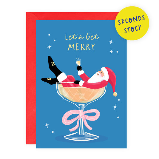 SECONDS: Santa Champers Card